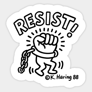 Resist! Sticker